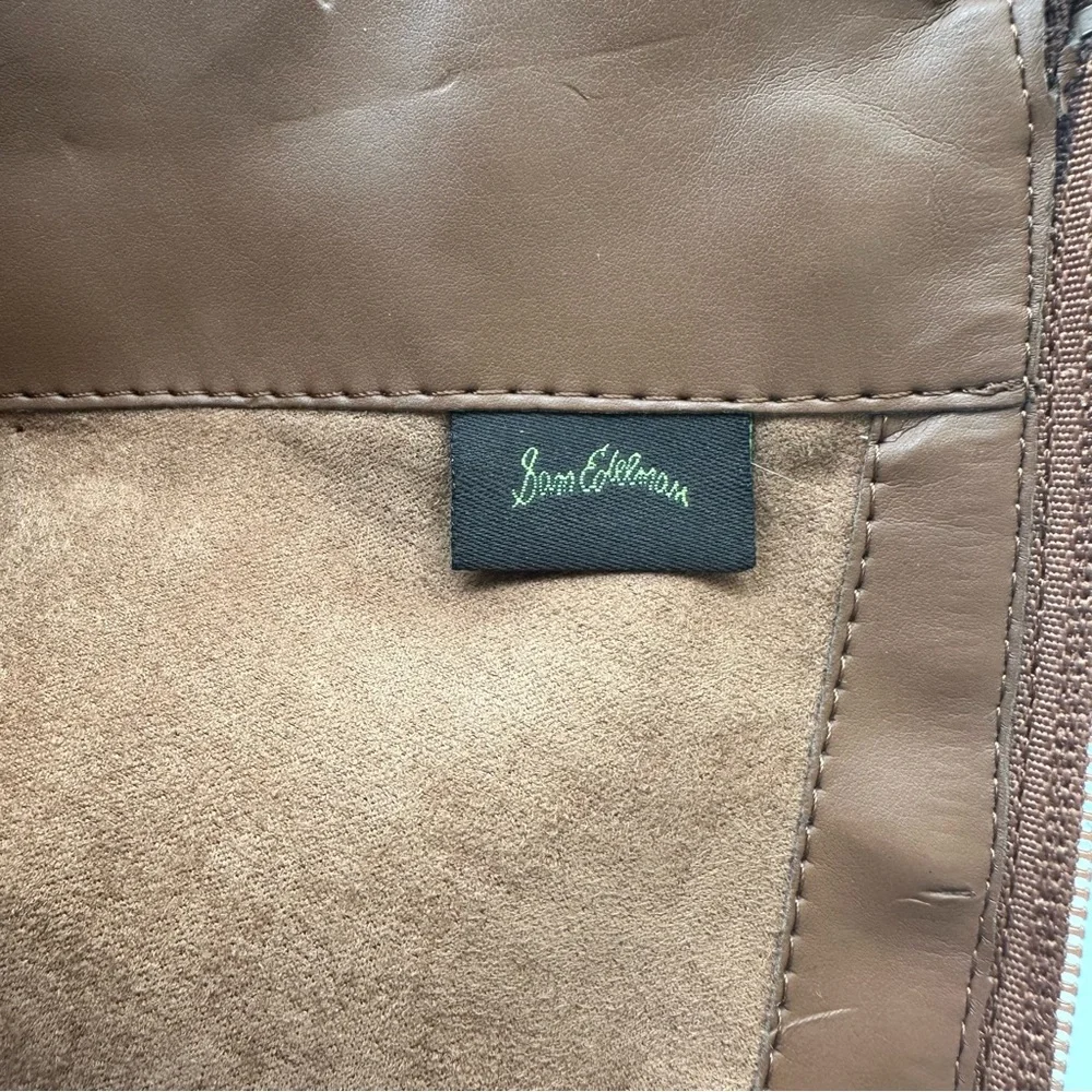 Sam Edelman Penny Tan Leather Knee High Boots - Picture 12 of 13